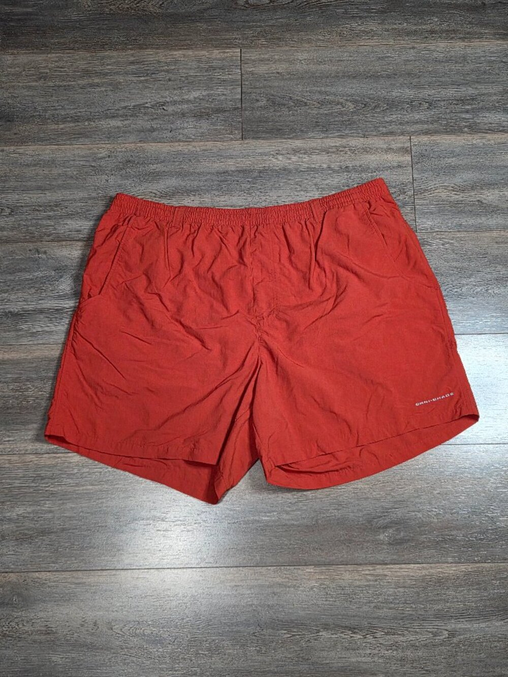 Columbia PFG Omni-Shade Swim Trunks Men's XXL Orange 6" Inseam